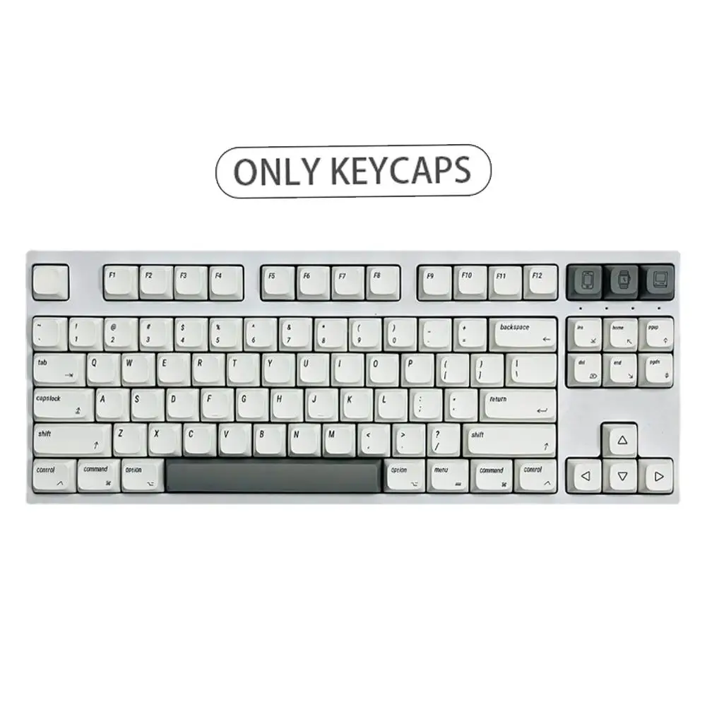 

127 клавиш XDA PBT колпачки для клавиш английский/русский/японский/корейский для Apple Cherry MX колпачок для клавиш DIY механическая клавиатура K6Q7