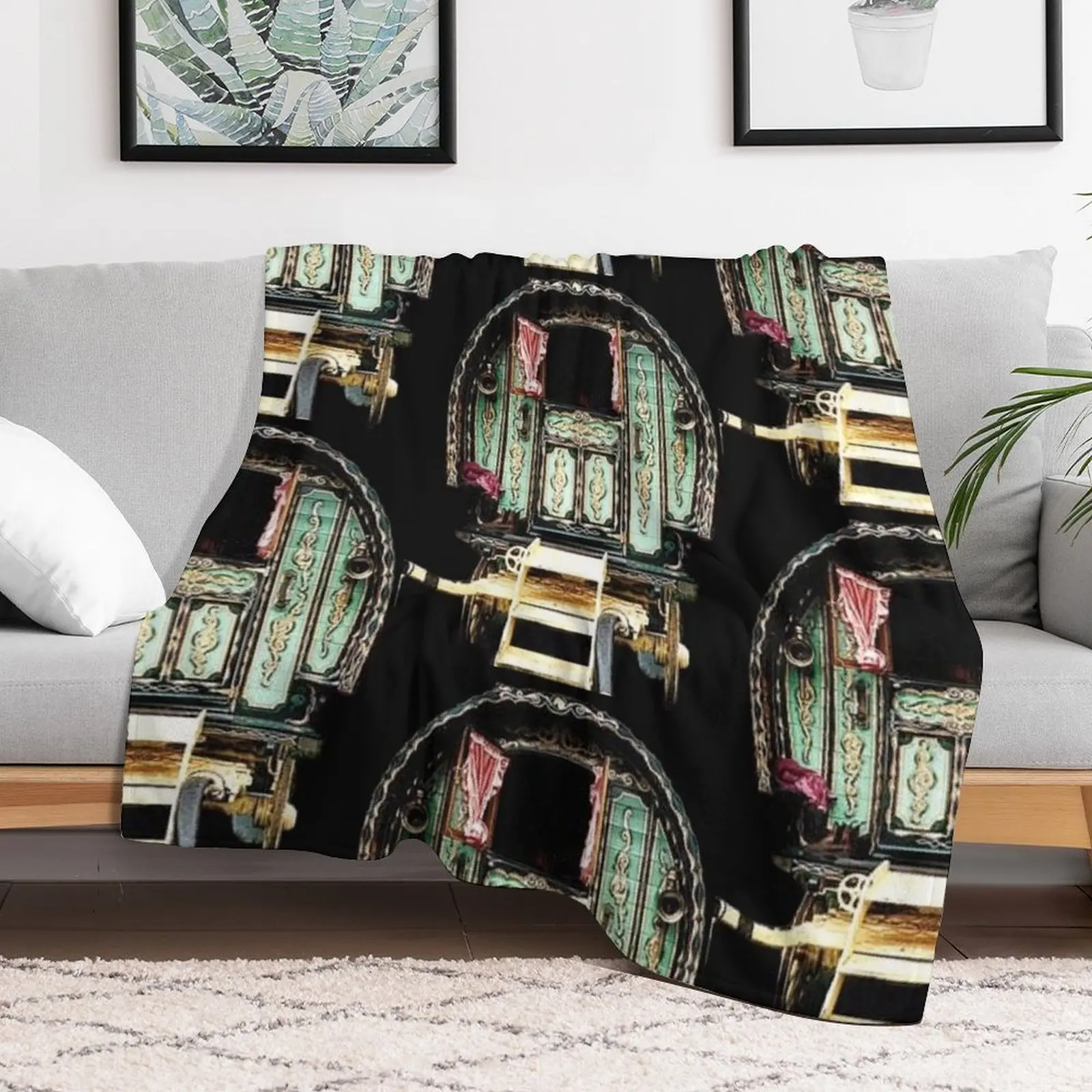 Vardo Gipsy Wagon Плед Туристический Мягкий Большой Диван Пледы