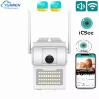 icsee wall lamp outdoor wifi camera 1080p smart home security protection wireless cctv camera 2mp