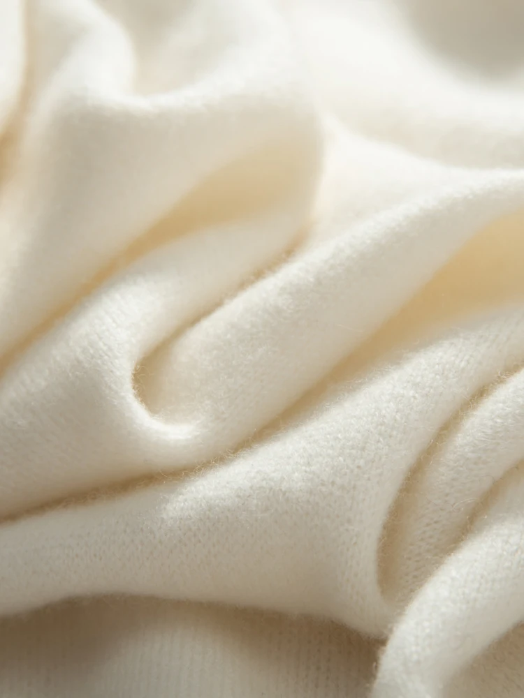 Женский кашемировый пуловер повседневный однотонный мягкий свободный джемпер с