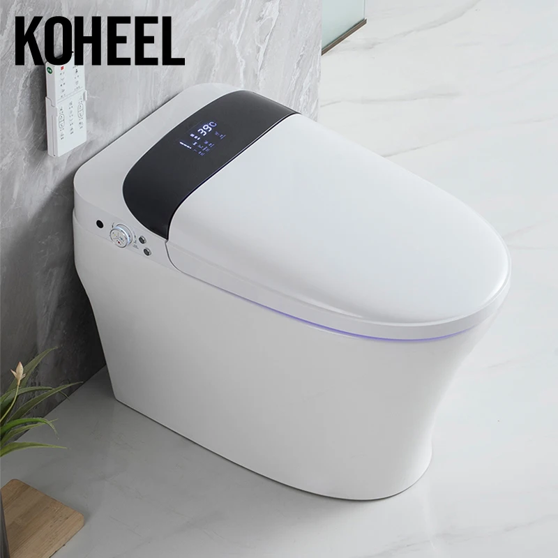 

Умный цельный Электронный унитаз KOHEEL, напольный унитаз для ванной комнаты, подарок для домашнего использования