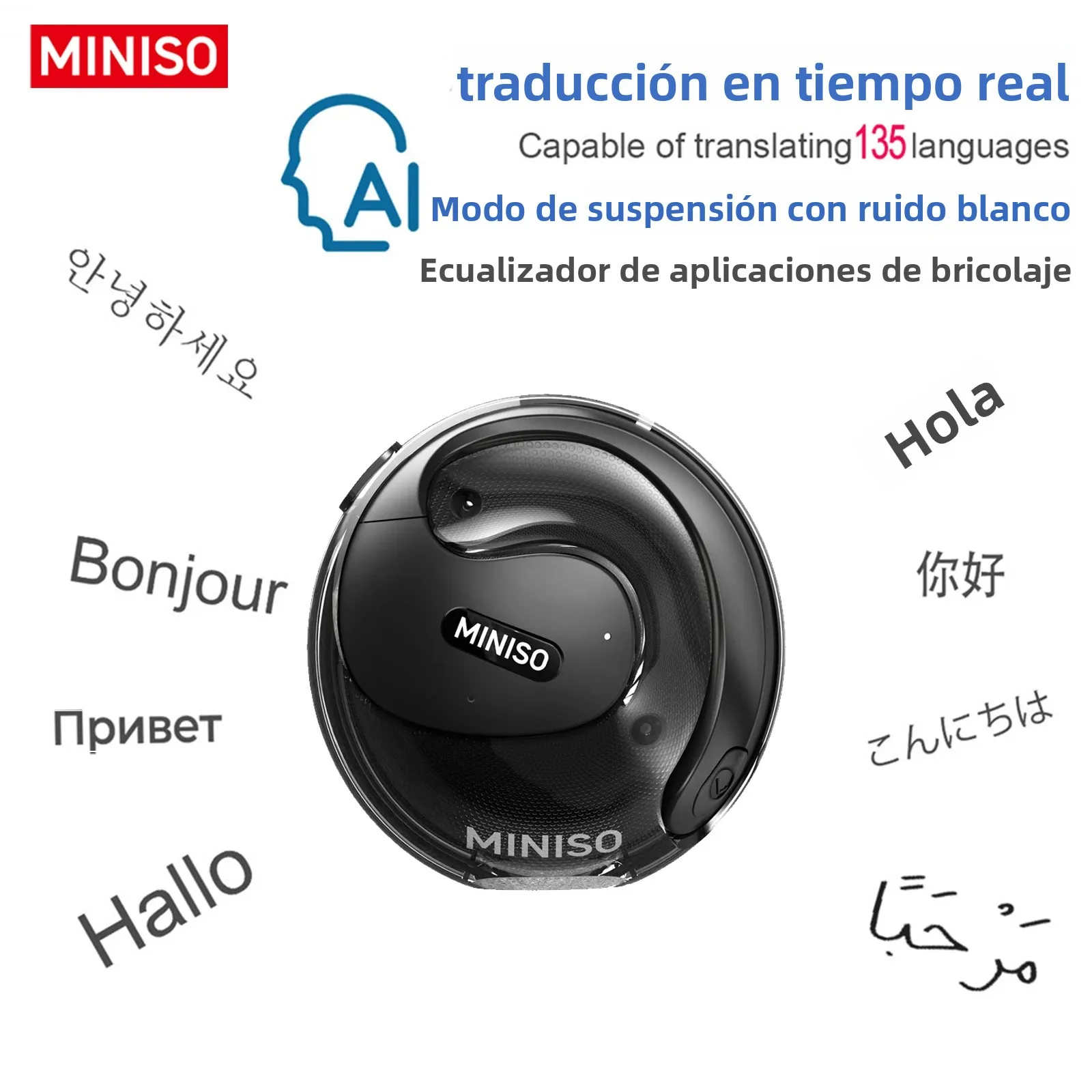 MINISO X15 pro auriculares Bluetooth 5,4 Erazer X15 auriculares inalámbricos deportivos reducción de ruido auriculares de llamada HD con micrófono