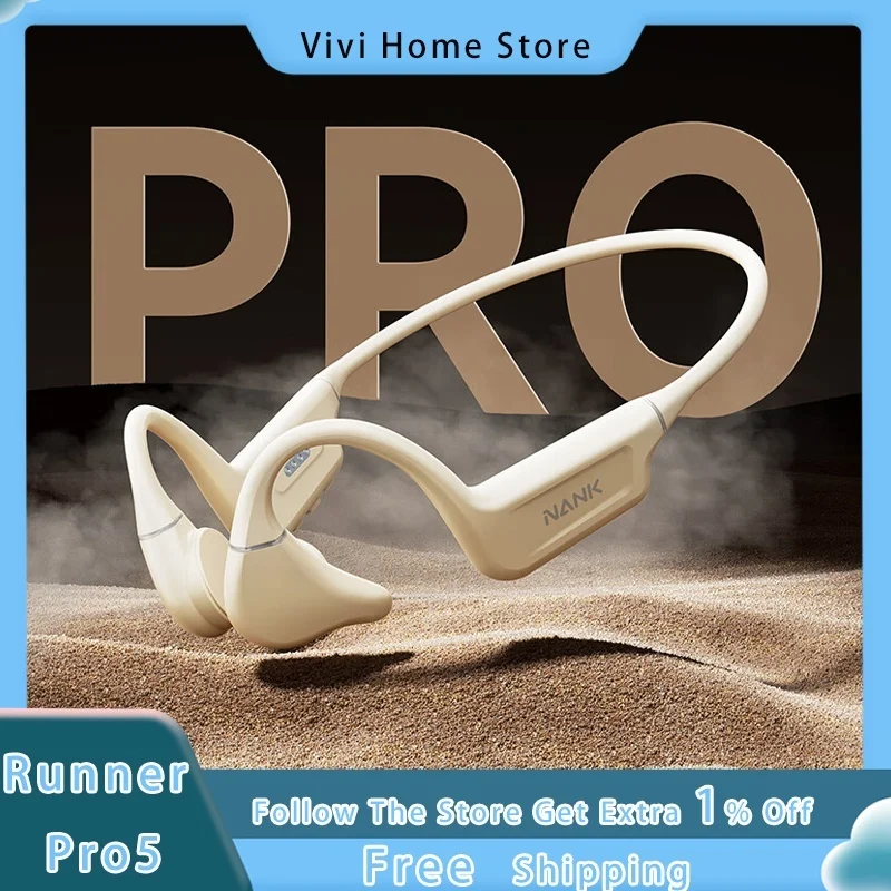 Bluetooth-наушники Nank Runner Pro5 для плавания с костной проводимостью профессиональные