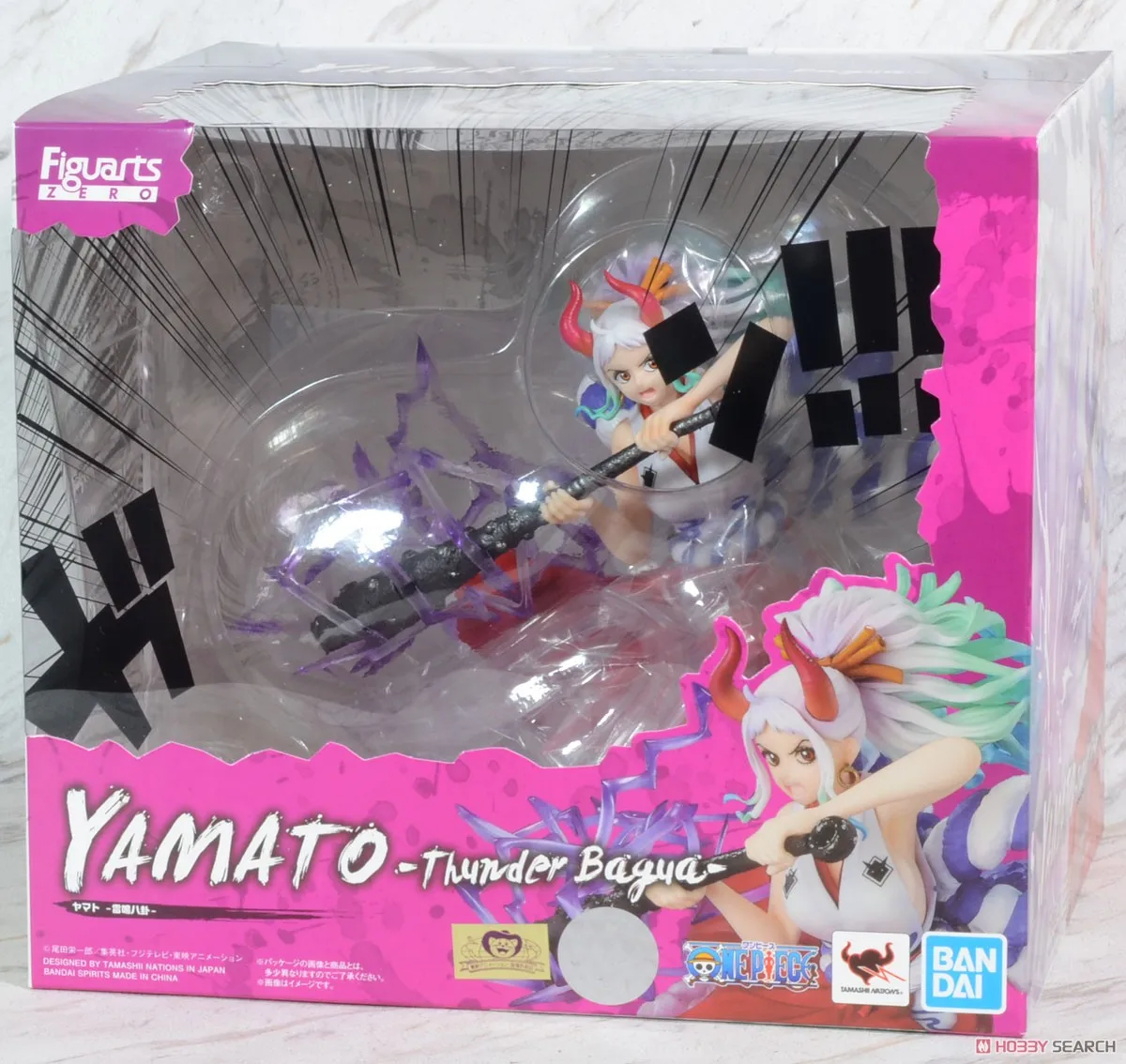 

BANDAI Figuarts zero FZ One Piece Super fierce battle thunder gossip Yamato Anime Doll Toys Model Fiugre