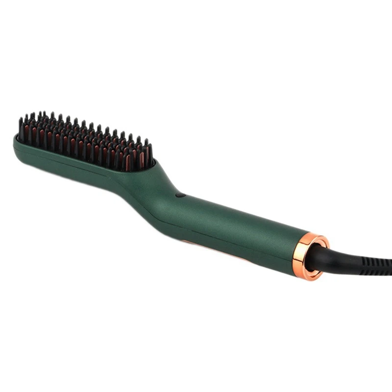 

Multifunctional Hair Straightener Styling Tools Anti-Scald Beard Comb For Men Quick Heating Comb EU Plug