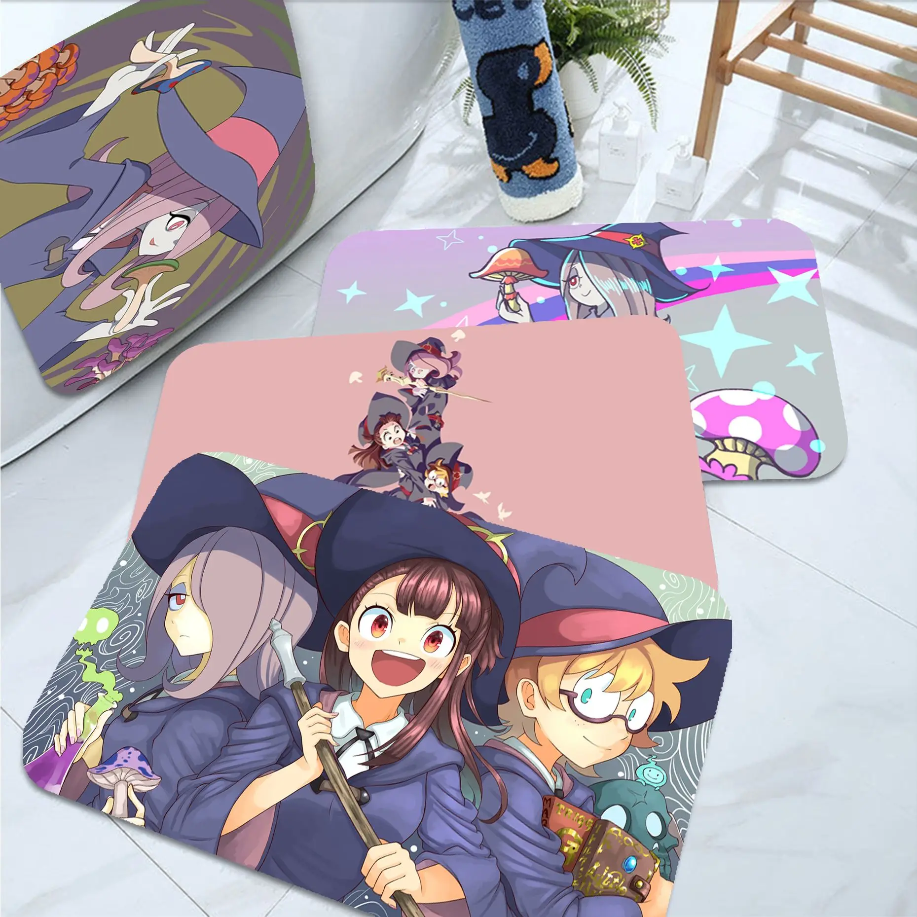 

Anime Little Witch Academia Long Rugs Anti-slip Absorb Water Long Strip Cushion Bedroon Mat Bedside Area Rugs
