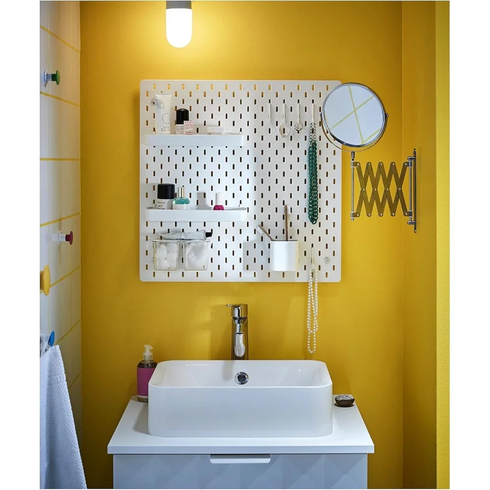 5 шт. белые крючки крючок для доски вешалки перфорированной стеллаж выставки