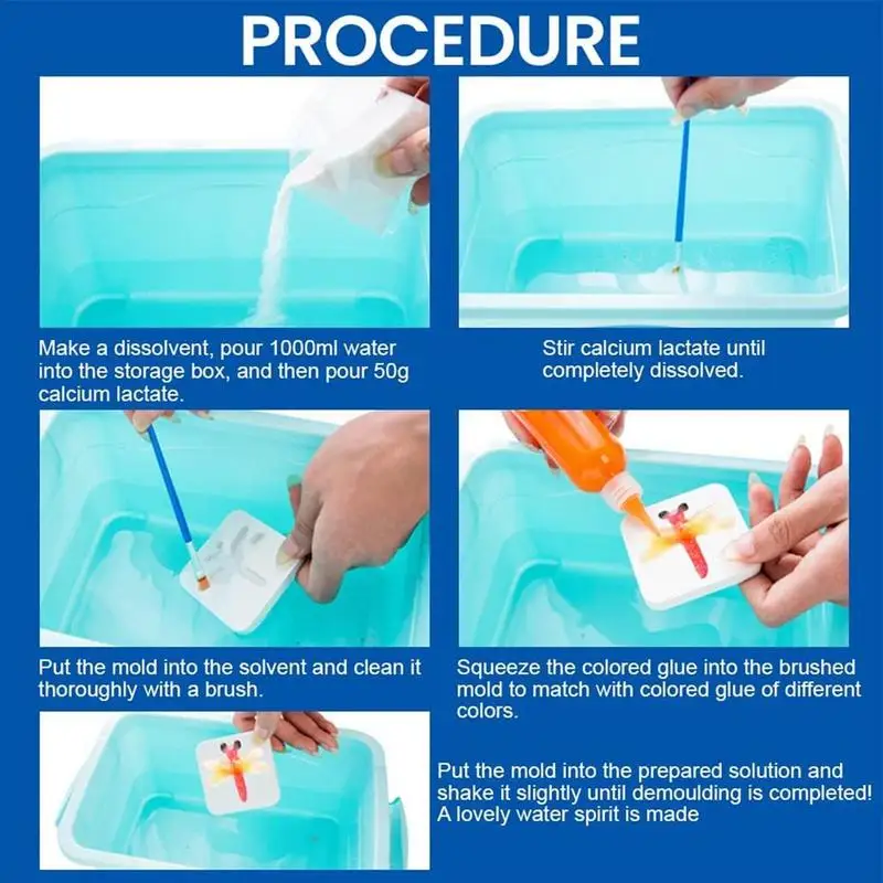Волшебная водная детская игрушка ручной работы форма для океана волшебные смеси