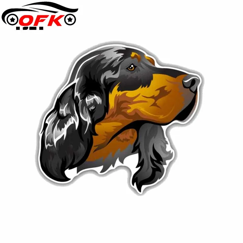 

Dog Breed Scottish Setter Car Bumper Window Decoration Sticker 13.3*12.4CM