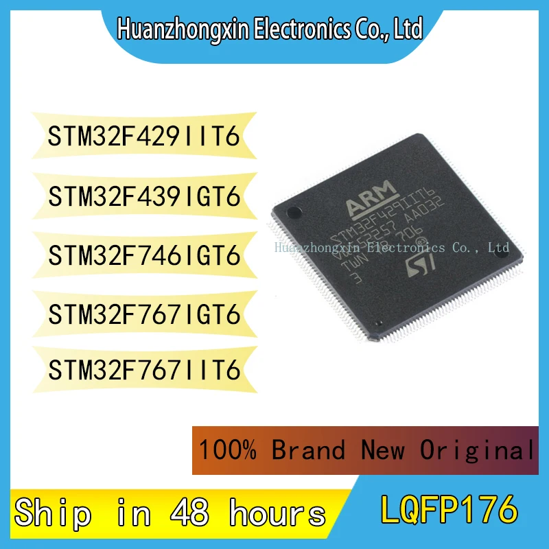 STM32F429IIT6 STM32F439IGT6 STM32F746IGT6 STM32F767IGT6 STM32F767IIT6 MCU LQFP176 Integrated Circuit 100% Brand New Original