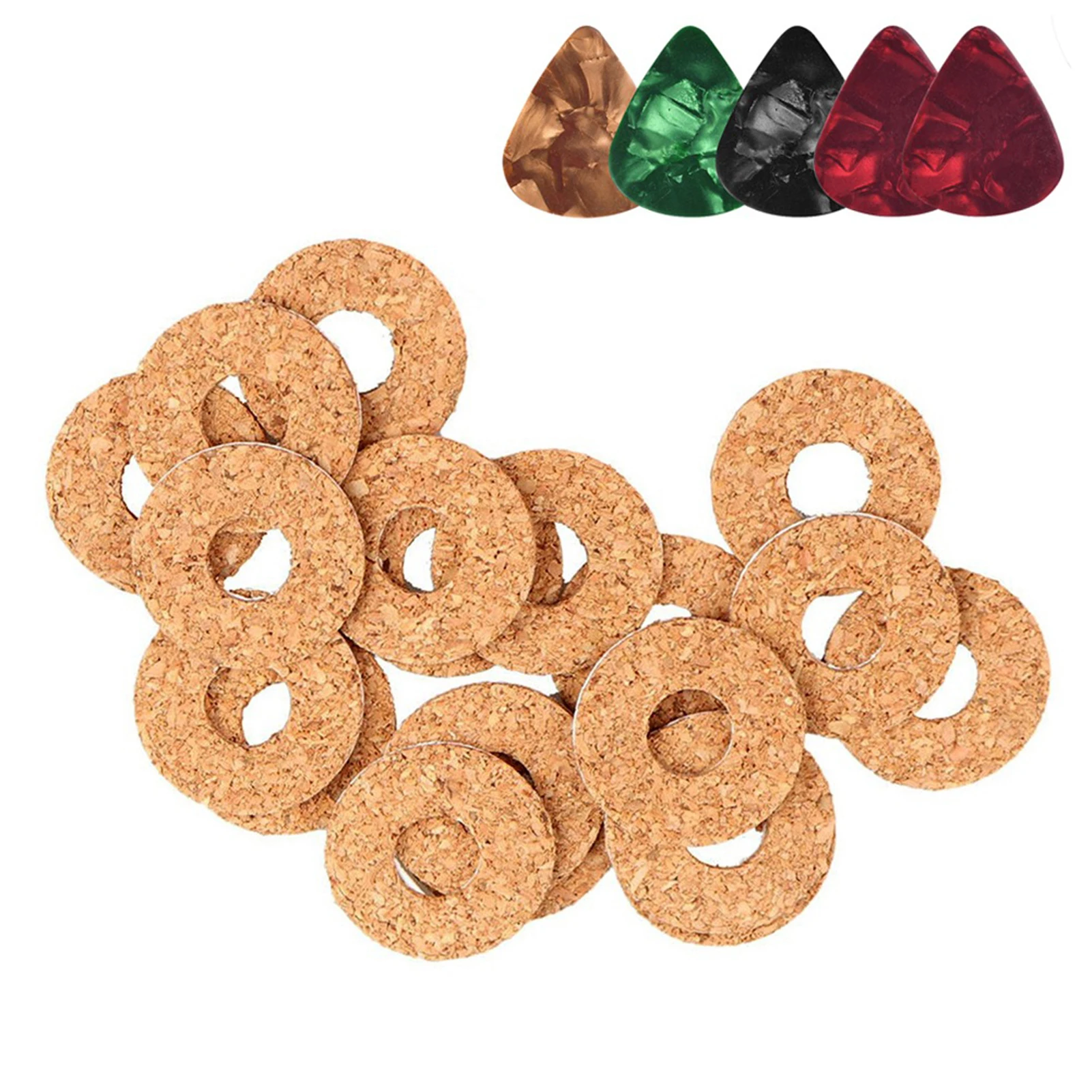 

Guitar Picks Anti-Slip Grip Durable and Soft Guitar Pick Anti-Sweat Spacers Great Gift for Electric Guitar Bass Acoustic Guitar