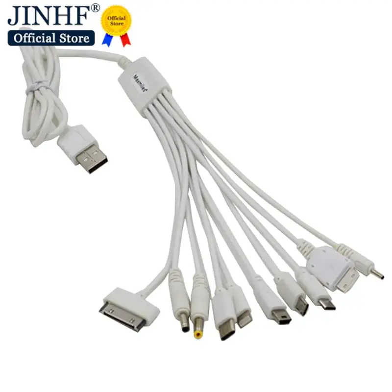 10 in 1  Pin Cable Charger USB Adapter Data Wire For PSP Computer Cables Multifunction USB Data Transfer Cable Universal Multi