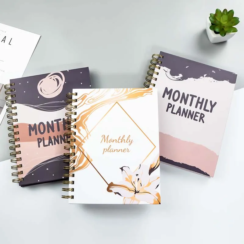 A5 Agenda Planner Notebook Diary Weekly Planner Goal Habit Schedules Journal Notebooks For School Stationery Office