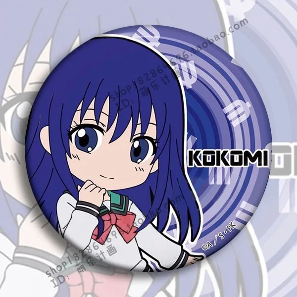 Бейдж с аниме-анимацией изысканный креативный подарок на день рождения для