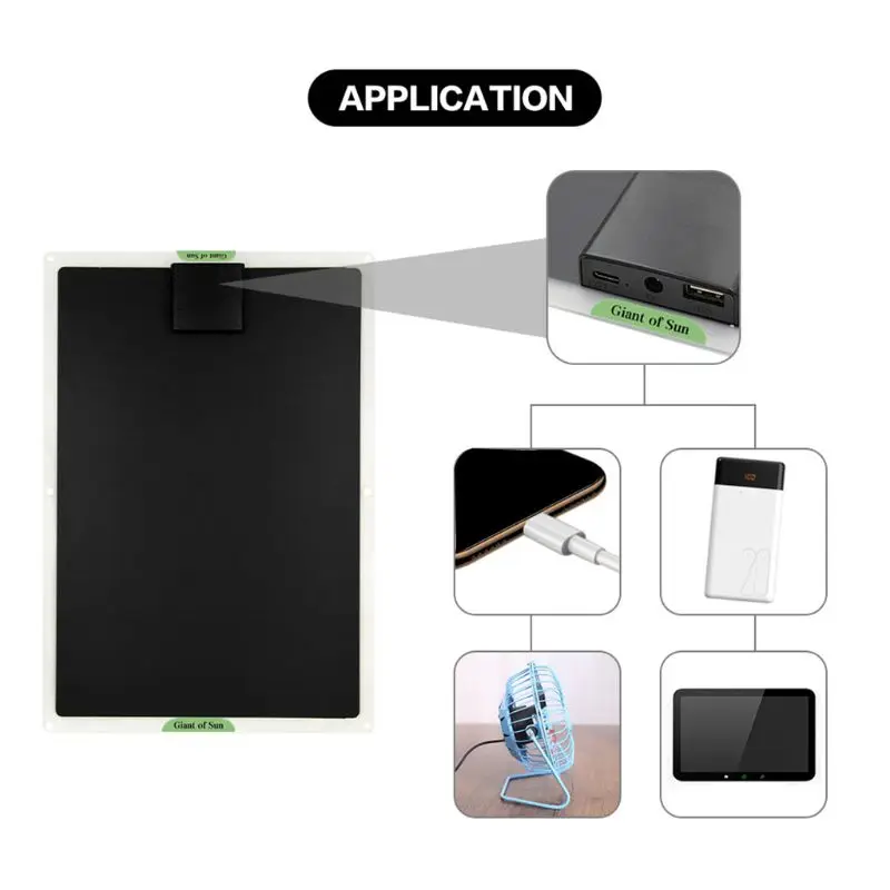 Складное зарядное устройство для солнечных батарей A9LC 20 Вт панели устройств с