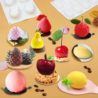 silicone mold cake apple household utensils silicone bakeware pastri tool bake mold baking tools for cakes decorating tools