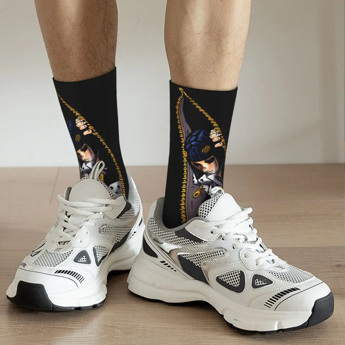 Аниме Jojo Bizarre Adventure высокоэластичные уютные носки из полиэфирного волокна
