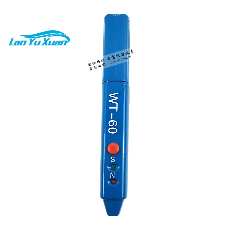 

Weite WT-60 Magnetic Pole Pen Magnetic Detection Pen Magnet NS Pole Test Pen SN Polarity Pen Magnetic Field Tester