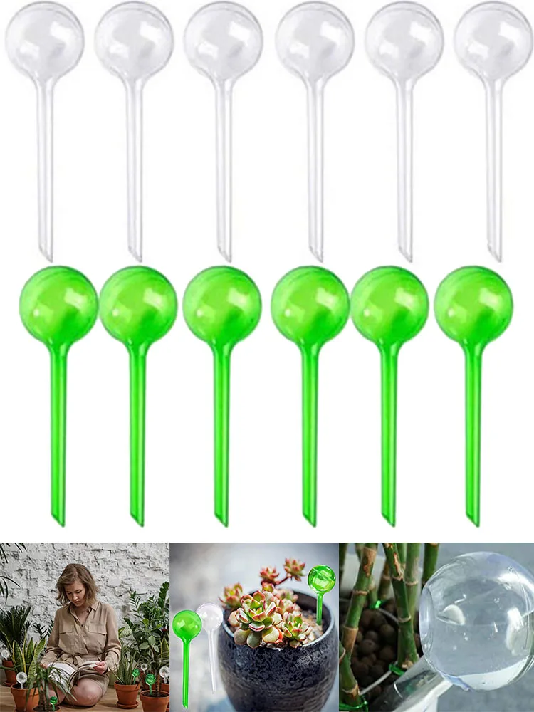 6x Garden Automatic Watering Globes Plant Self Watering Bulb System House Tools 