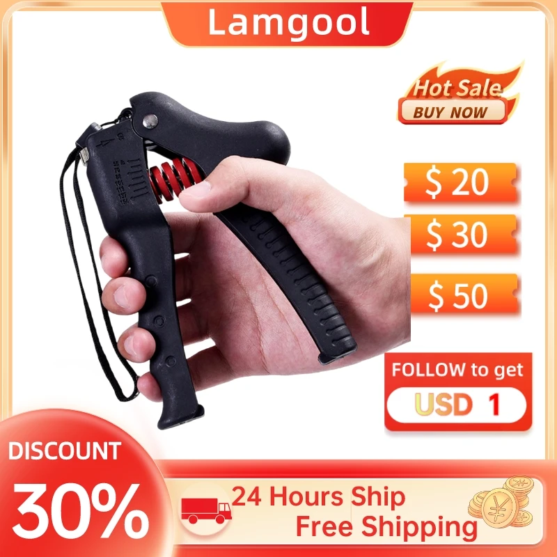 

25-70Kg Adjustable Heavy Hand Grip Fitness Hand Exerciser Wrist Increase Strength Spring Finger Pinch Carpal Expander Hot New
