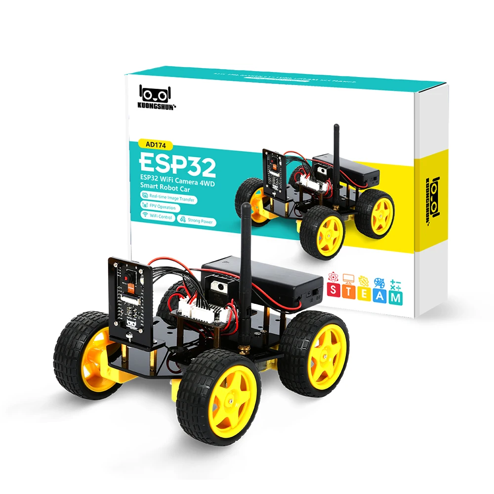 Робот-автомобиль ESP32 с камерой KUONGSHUN