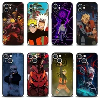Hot Anime Naruto Pictoriale For Apple iPhone Plus Max Pro Mini SE2022 Phone Cover Coque