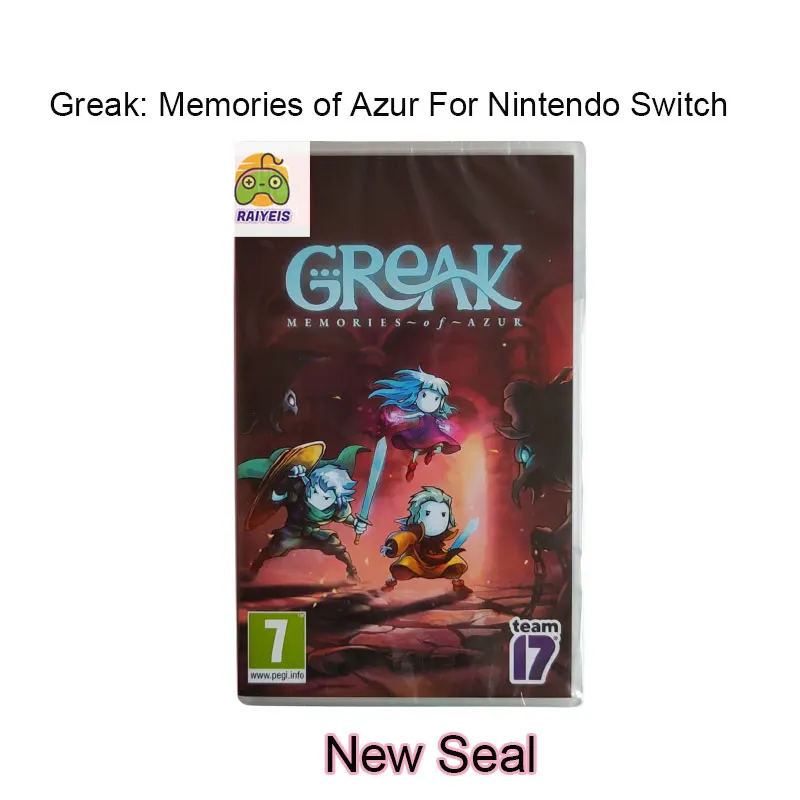 

Greak: Memories of Azur For Nintendo Switch New Sealed Entity Game Free Shipping and Fast Delivery