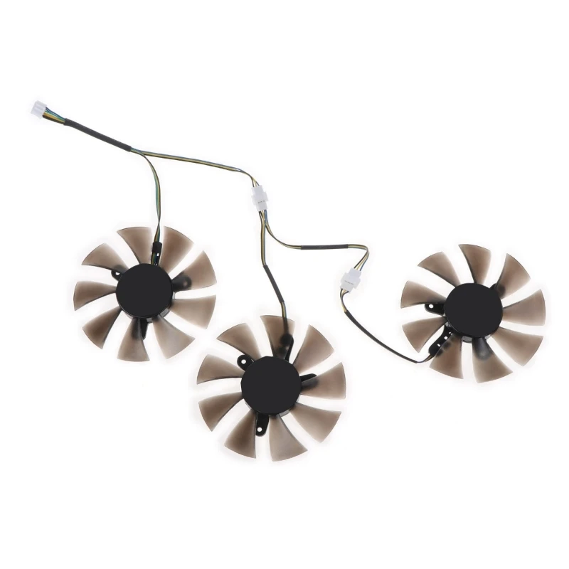 4 контакта 12 В Вентилятор охлаждения GPU для ZOTAC GTX1070-8GD5 X-Gaming OC 3 шт./комплект охлаждающий вентилятор для видеокарты P9JB