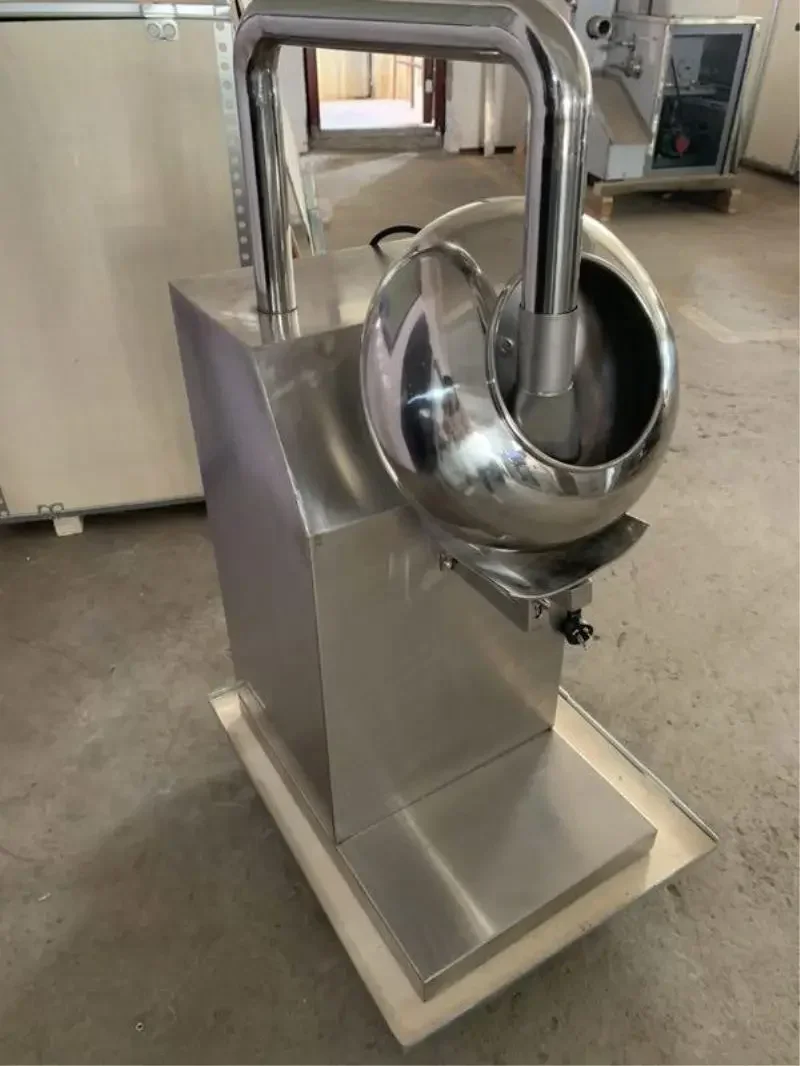 Машина для нанесения сахарного покрытия орехов арахиса миндаля и изюмом