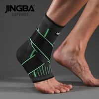 new 1 pcs pressurized bandage ankle support ankle brace protector foot strap elastic belt fitness sports gym badminton accessory