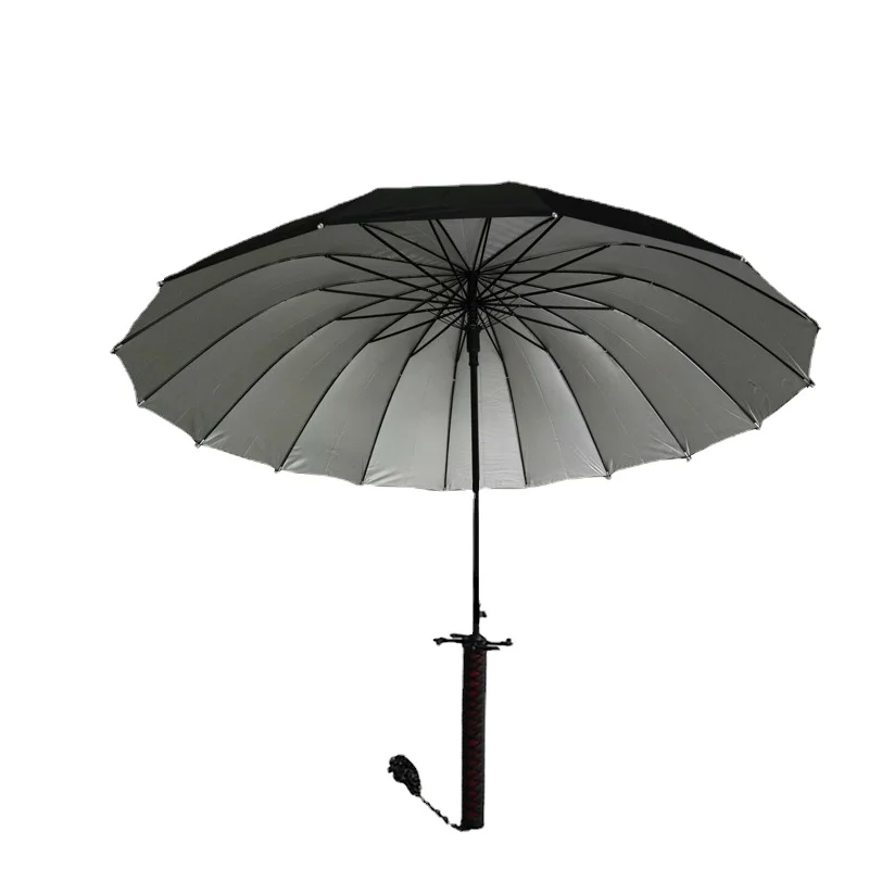 Sword Katana Umbrella Men Long Handle Fashion Cheap Adult Uv Protection Business Umbrella Windproof Sonnenschirm Sunshades
