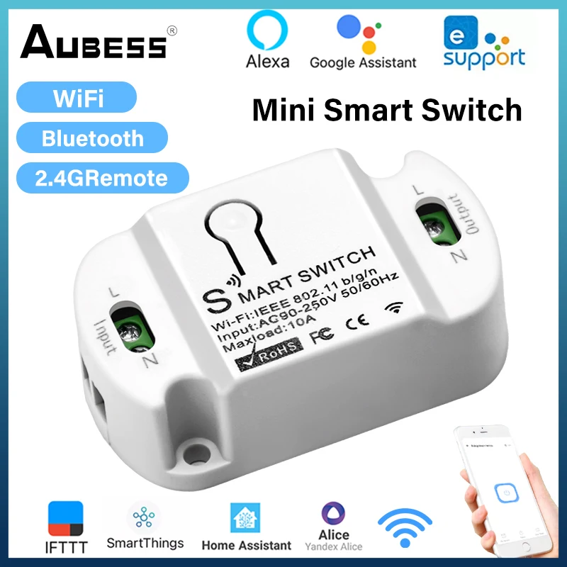 

Мини-Пульт ДУ EWeLink, Wi-Fi + Bluetooth + 2,4 ГГц
