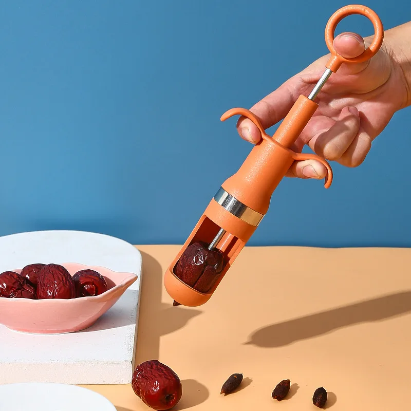 

Red Date Corers Plastic Squeeze Type Remover Core Knife Press Jujube Phyllanthus Emblica Nuclear Opener Utensils For Kitchen