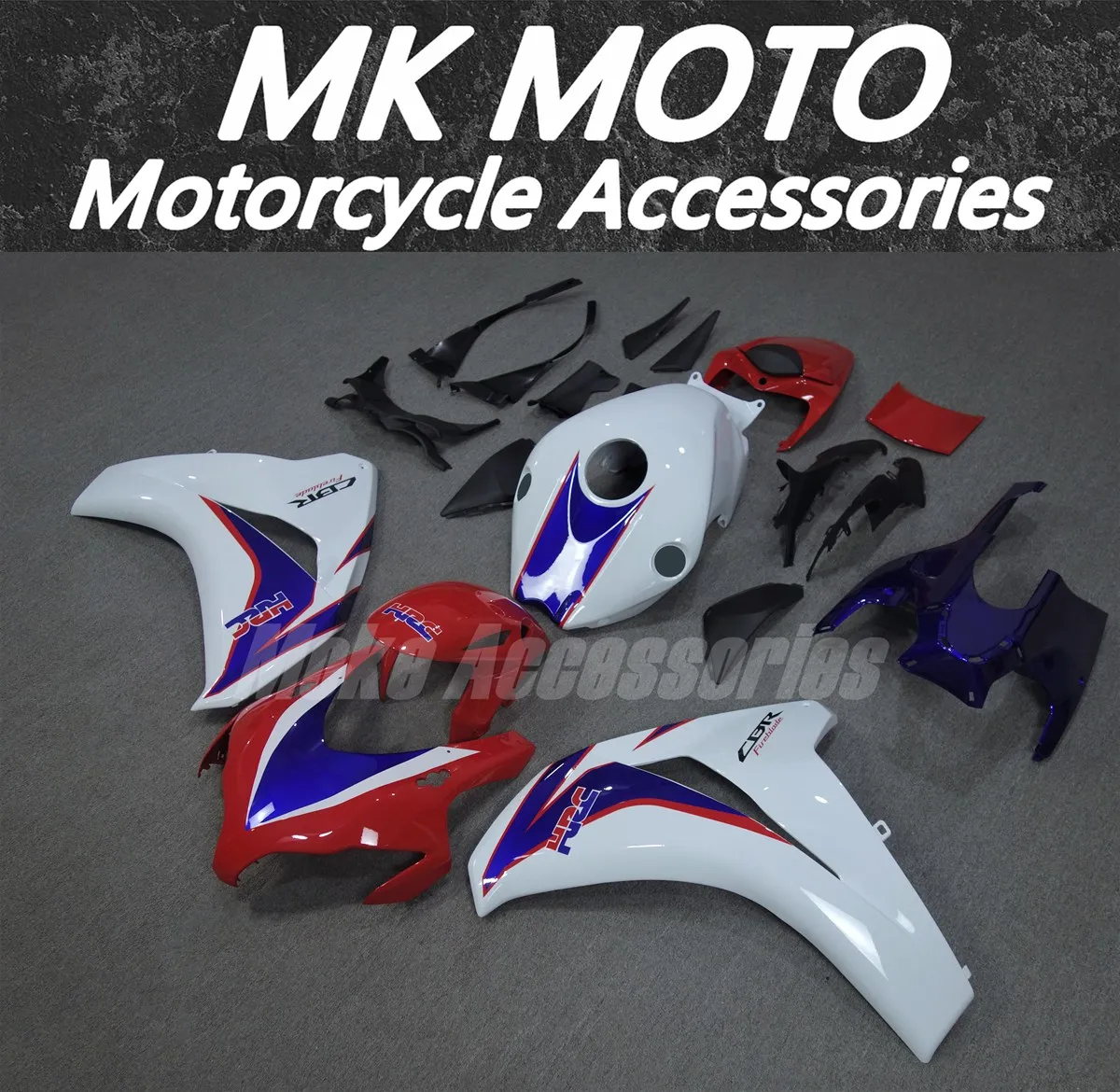 Комплект обтекателей для мотоцикла подходящий Cbr1000rr 2008 2009 2010 2011 комплект