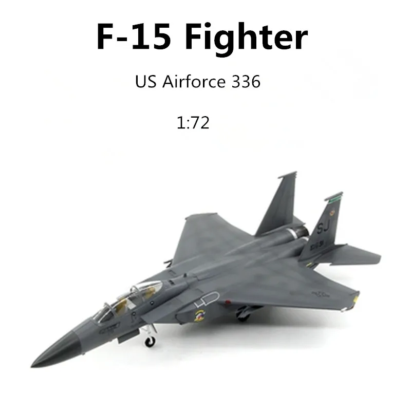 

1:72 Scale Model US Air Force F-15E 336 Squadron Fighter Finished Aircraft Collection Display Decoration Gfit For Adult Fans Toy