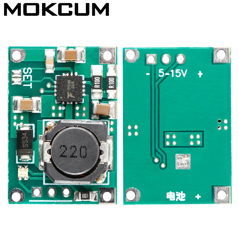 

Charging Management Module 2A Charging and Dual-Cell Support for Lithium Batteries TP5100 PMOSFE Anti Backflow Circuit