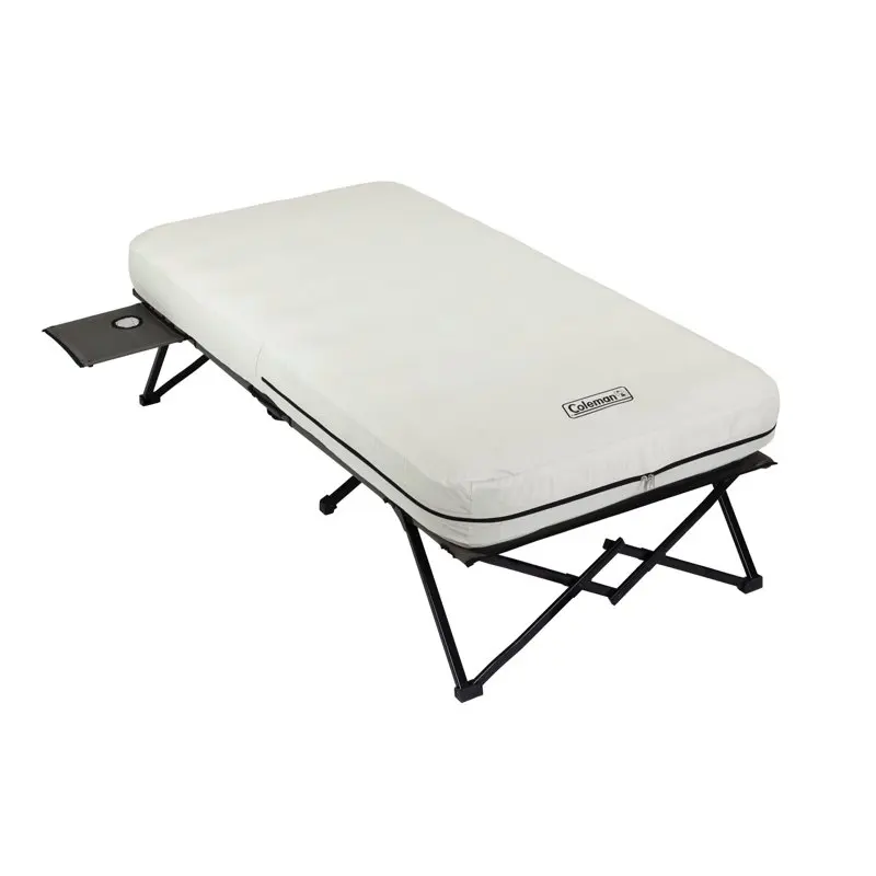 

Cot with Side Tables, Air Mattress & Battery , Twin