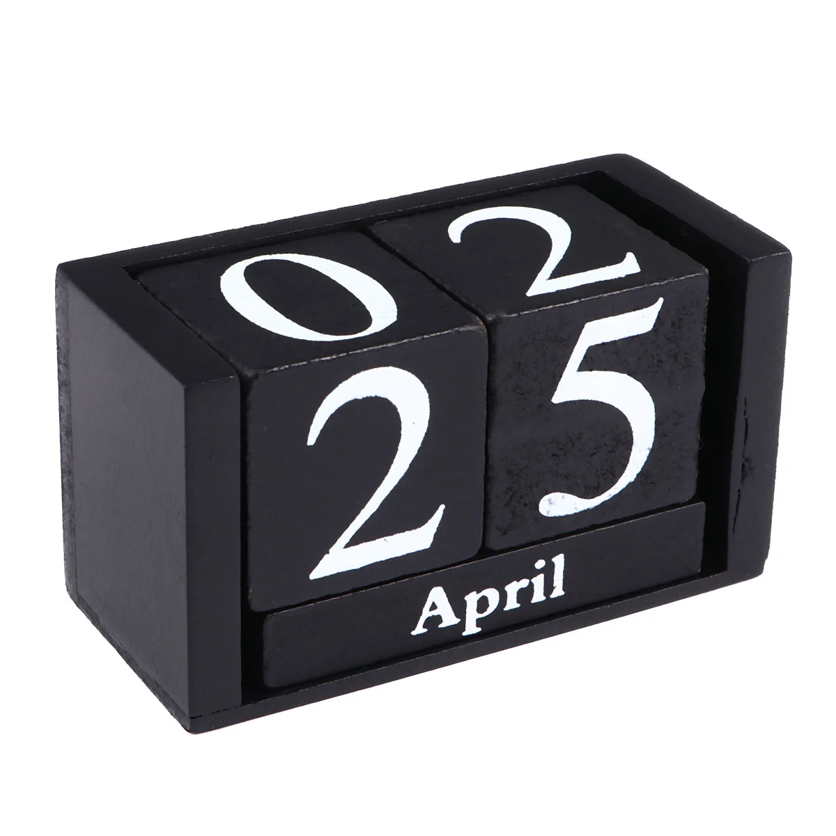 

Wooden Perpetual Calendar Home Office Decoration Vintage Gift Desktop Christmas