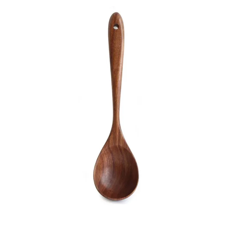

1* Wooden Indian Rosewood Spoons Spatula Kitchen Cooking Wood Utensils Tool US