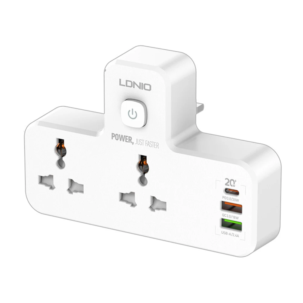 

Универсальная розетка-удлинитель с USB-портом и индикатором яркости
