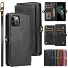 Кожаный чехол для iPhone 12 13 Mini 11 Pro X XS Max SE 2020 XR 7 8 6S 6 Plus