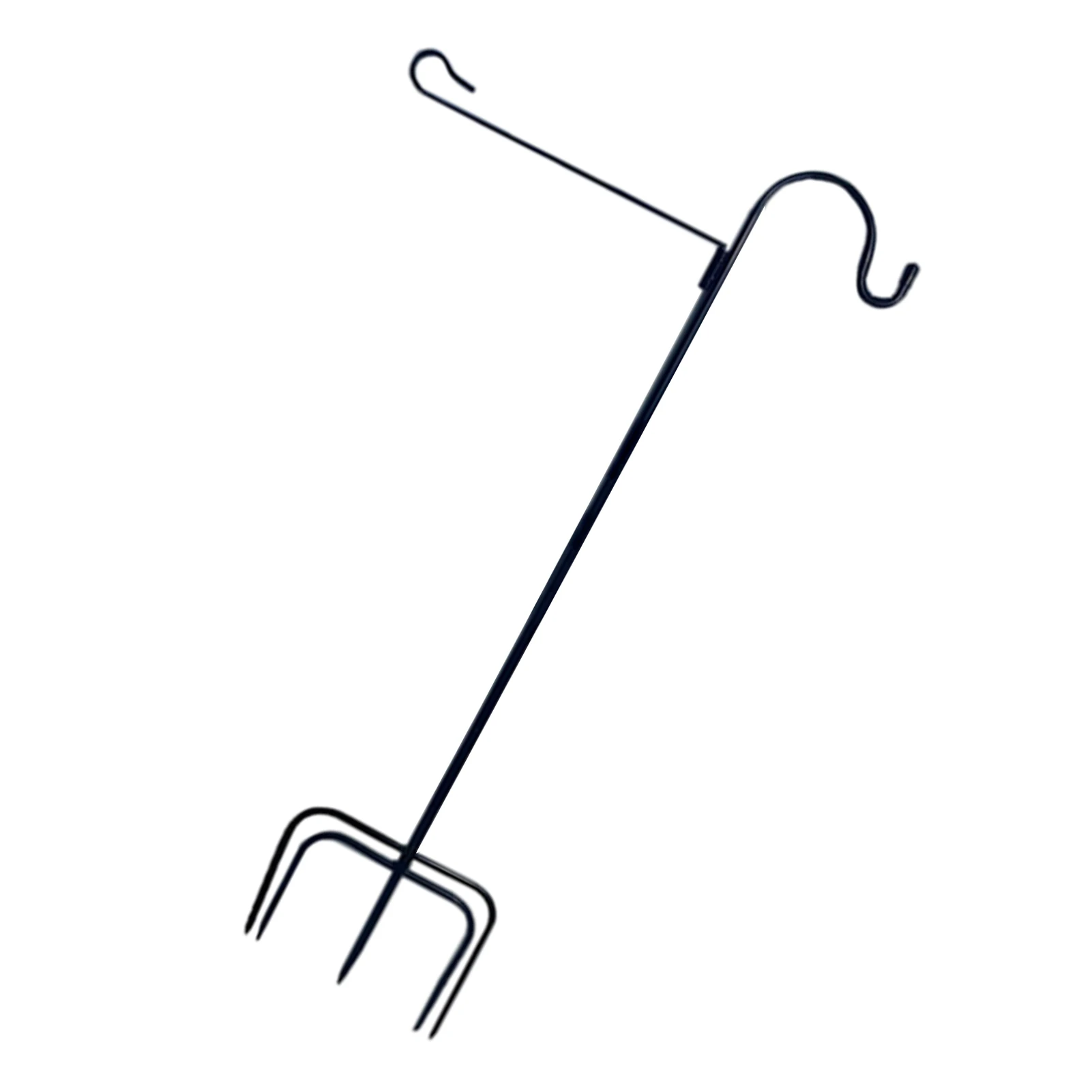 

Подставка для садового флага, металлический держатель для флага 38 дюймов с крючком для пастуха, с 5 зубцами