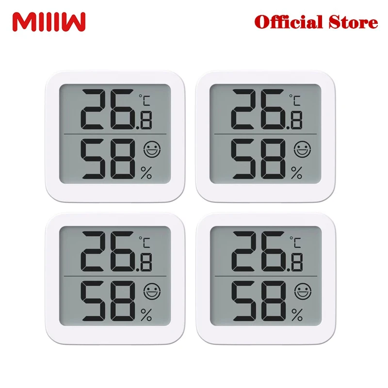 

MIIIW Digital Temperature Humidity Meter Thermometer S200 Mini Hygrometer Electronic Indoor Outdoor Weather Station for Home