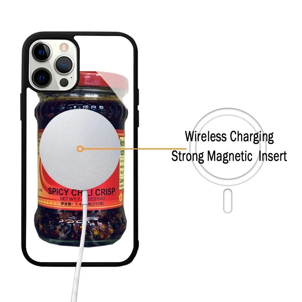 Чехол для телефона с соусом чили L-Lao Gan M-Ma IPhone 15 14 13 Pro Max 11 12 Mini Alex чехол