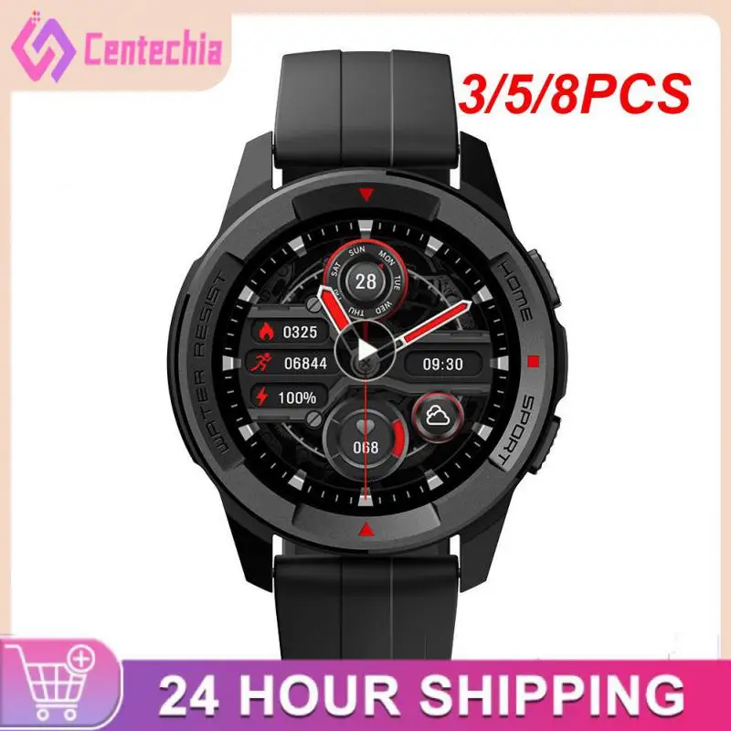 

3/5/8PCS Heart Rate Monitor 1.3inch Amoled Screen Sports Smart Watch.fitness Tracker Wireless Charging Mibro X1 Smart Watch