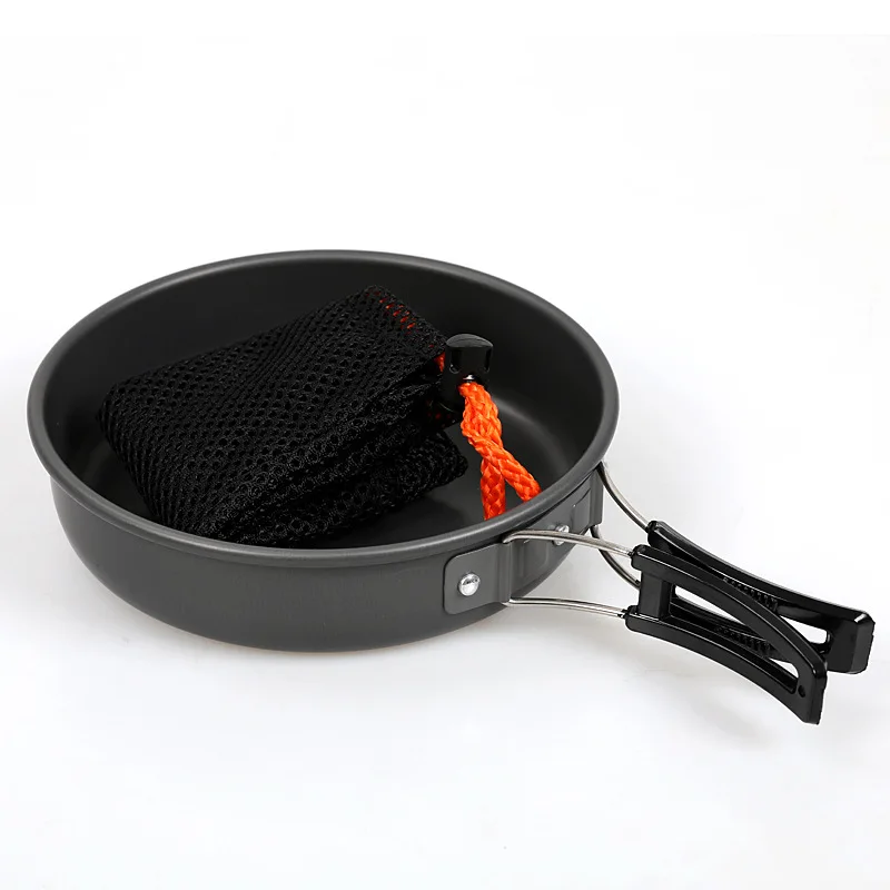 Outdoor Picnic Set Skillet Frying Pan Medium Skillet DS-300 Skillet Single Skillet Portable Mesh Bag Packaging
