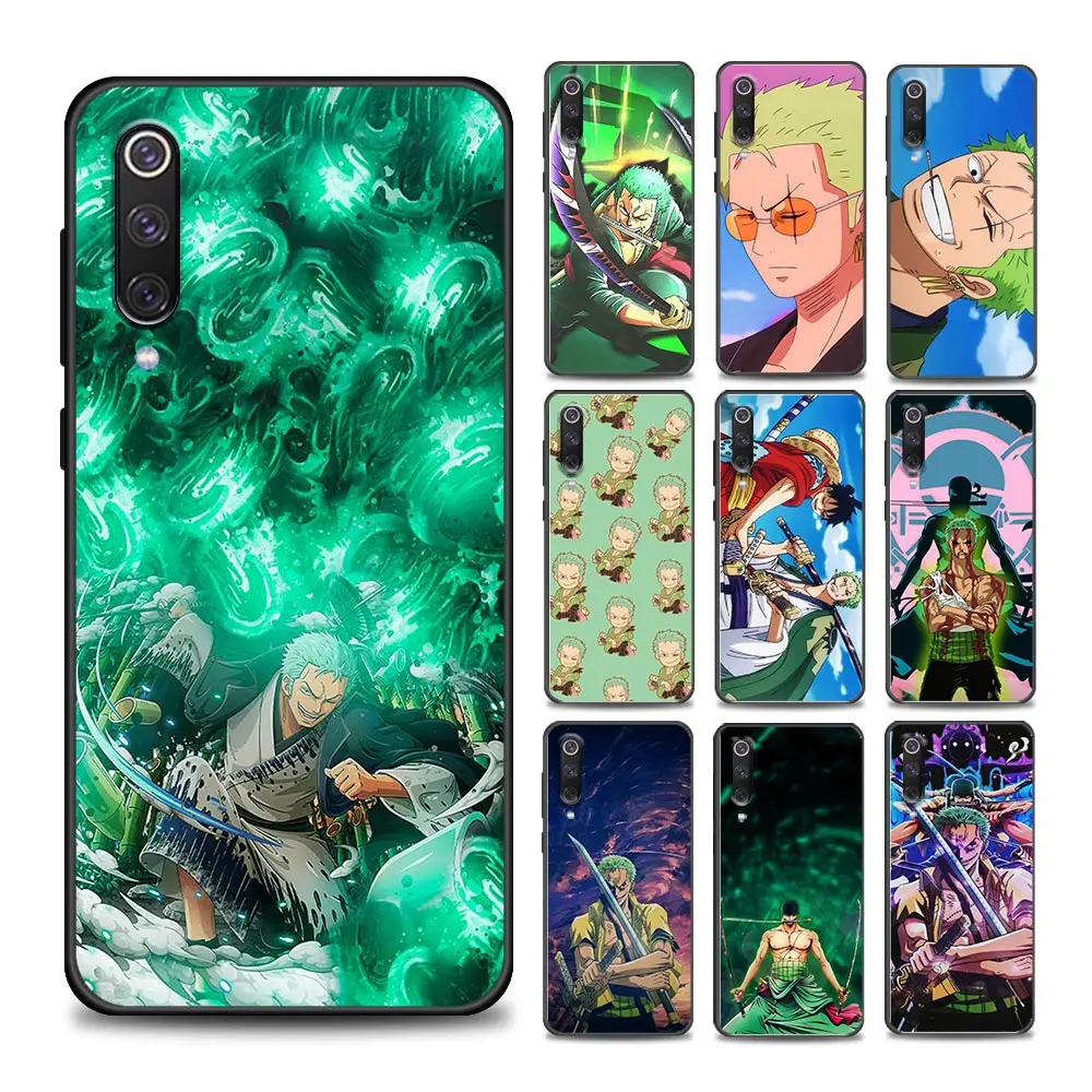 

Cartoon Anime One Piece Zoro Pirate Phone Case for Xiaomi Mi 9 9T SE Mi 10T 10S MiA2 Lite CC9 Pro Note 10 Pro 5G Soft Silicone
