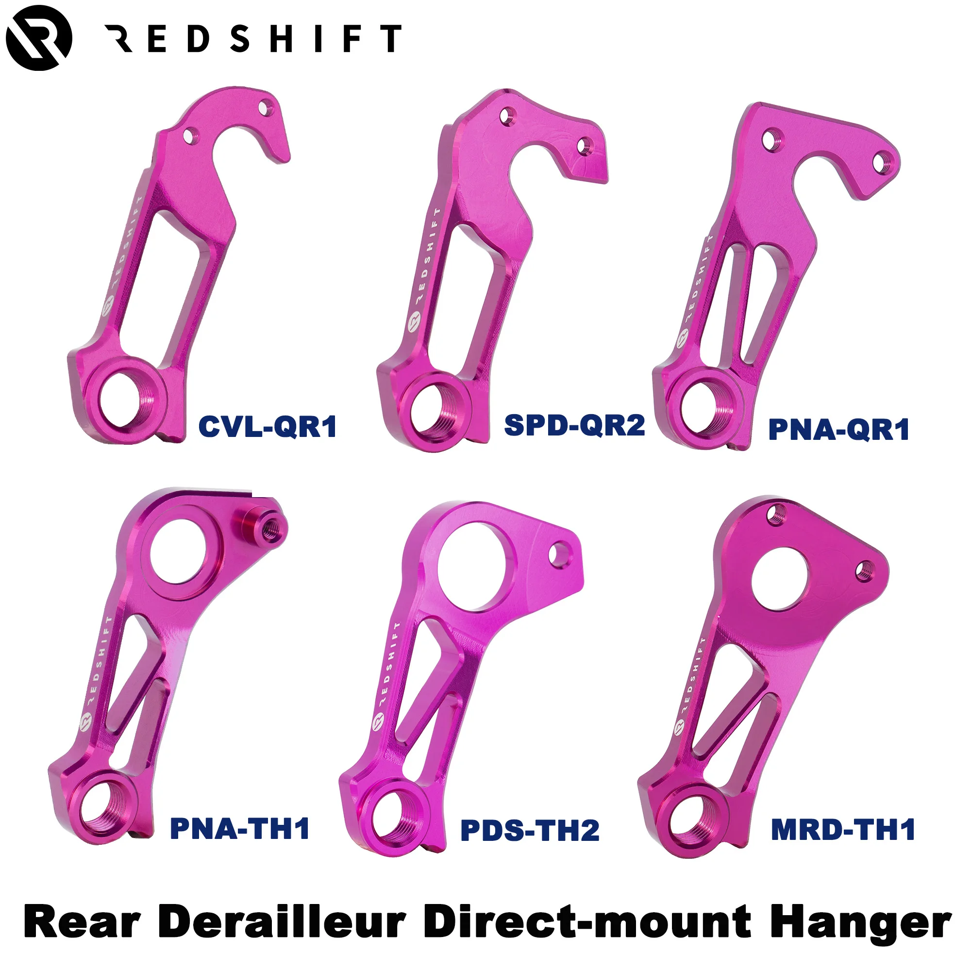 

Redshift CVL-QR1/PNA-TH1/SPD-QR2 Bike Frame Integrate Rear Derailleur Direct-Mount Hanger For Disc Brake Frameset Rear Hanger