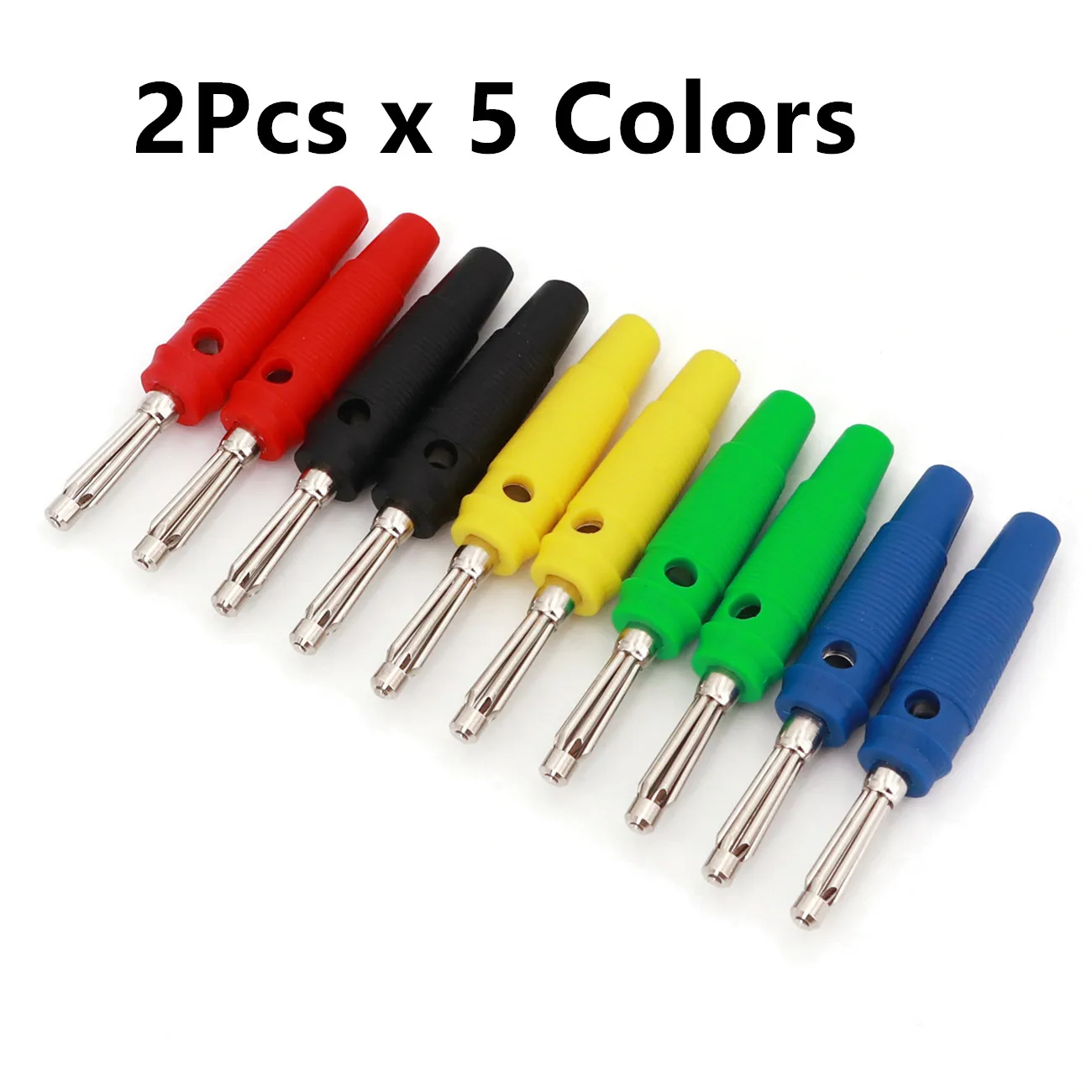 

10 шт латунный никелированный 4 мм Штекерный винтовой Тип Штабелируемый разъем типа банан