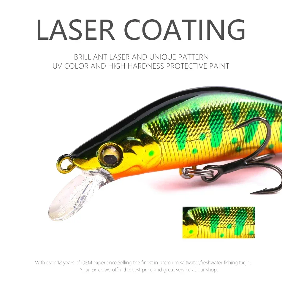 Рыболовные приманки MOOKZZ в виде гольяна 55/70 мм 4 5/8 г искусственный пластиковый